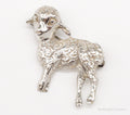 Antique Lamb Sheep Sterling Silver Brooch Pin | Jewelry > Brooches, Pins & Clips | Wiccan Center