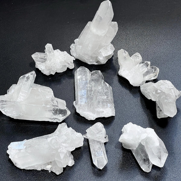Extra Quality Clear Quartz Crystal Clusters Gemstone Decor Supply | Home & Living > Home Decor > Home Accents > Rocks & Geodes | Wiccan Center