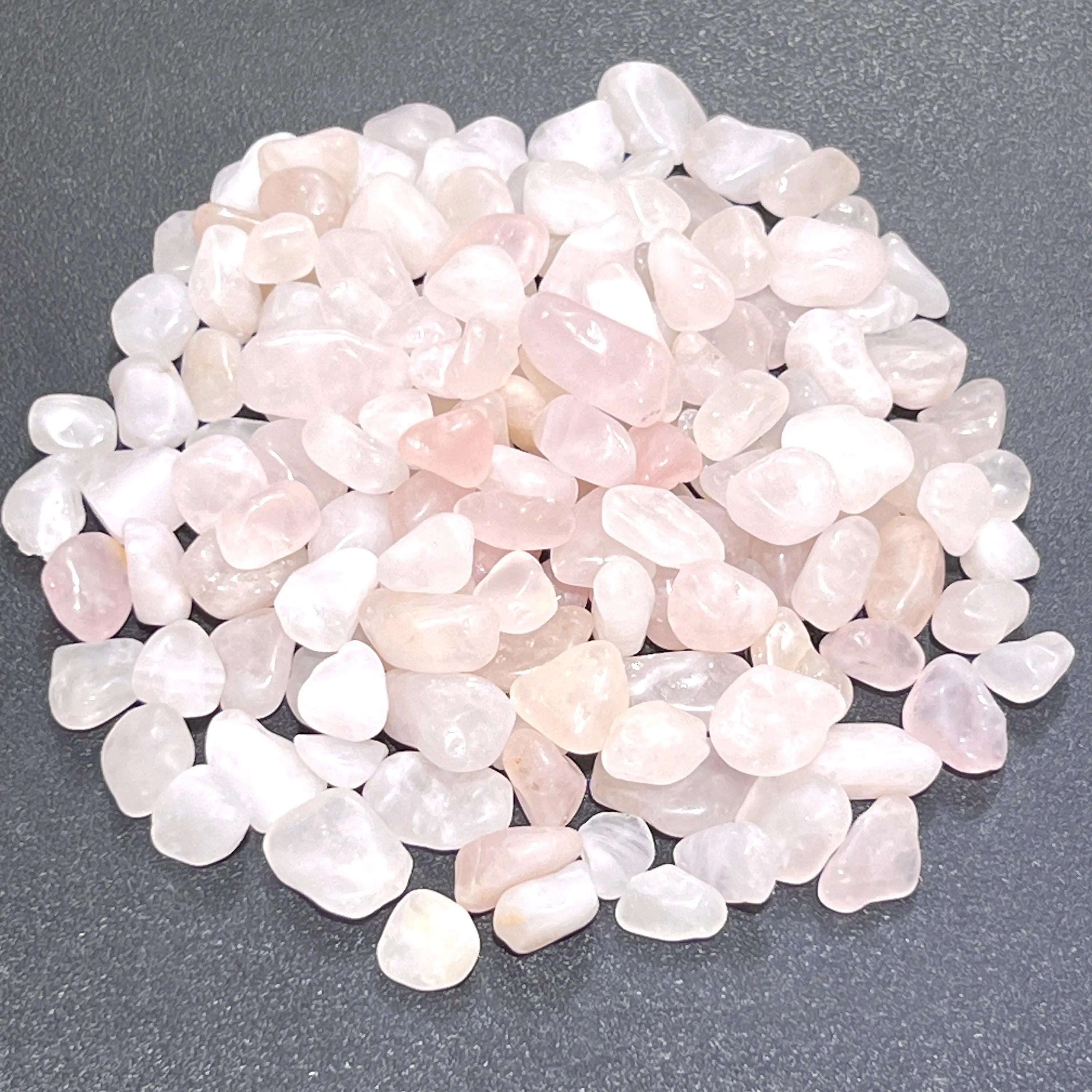 Pink Rose Quartz Small Tumbled Stones (By The Ounce or Pound) Wholesale | Home & Living > Home Decor > Home Accents > Rocks & Geodes | Wiccan Center