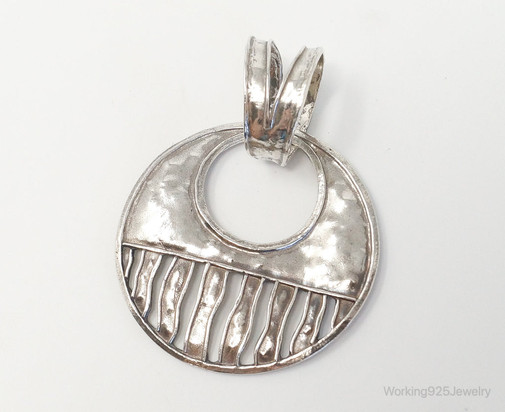 Retired Silpada Cascading Waves Hammered Sterling Silver Necklace Pendant | Jewelry > Necklaces > Pendants | Wiccan Center