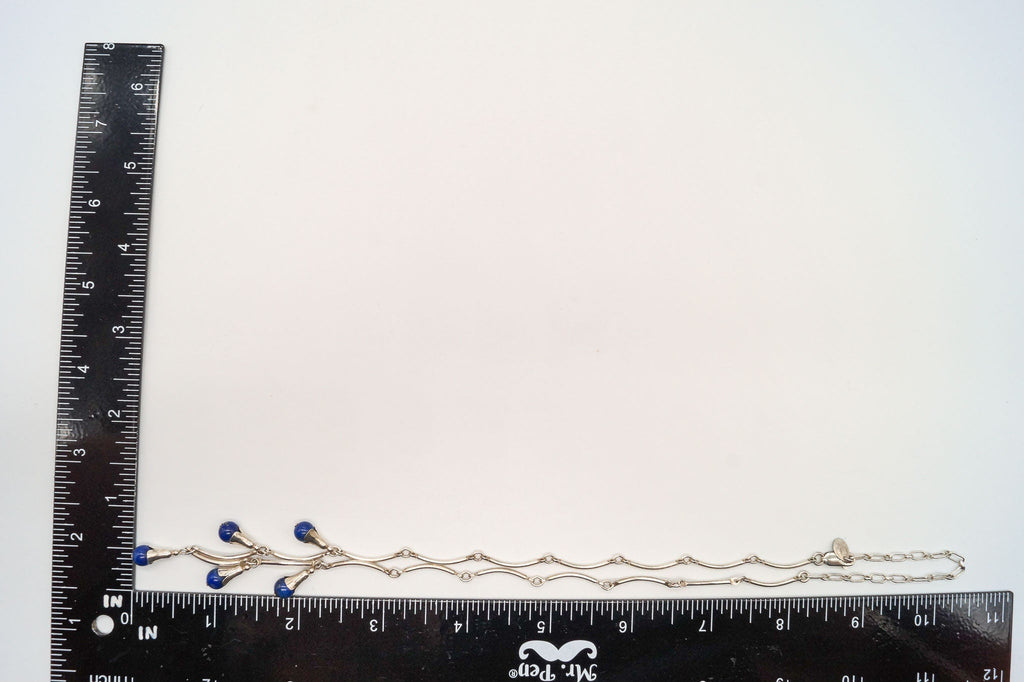 VTG Southwestern Carolyn Pollack Relios Lapis Lazuli Sterling Silver Necklace | Jewelry > Necklaces | Wiccan Center