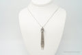 Vintage Open Heart Cubic Zirconia Mesh Sterling Silver Necklace | Jewelry > Necklaces > Pendants | Wiccan Center