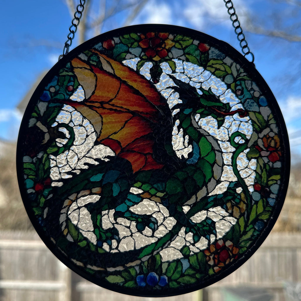 Medieval Dragon Stained Glass | Gifts | Wiccan Center