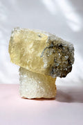 Calcite “Thor’s Hammer” x Gemmy Apophyllite