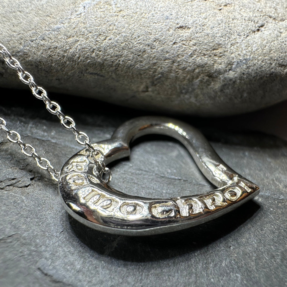 Irish Heart Gra Mo Chroi Necklace - Made in Ireland