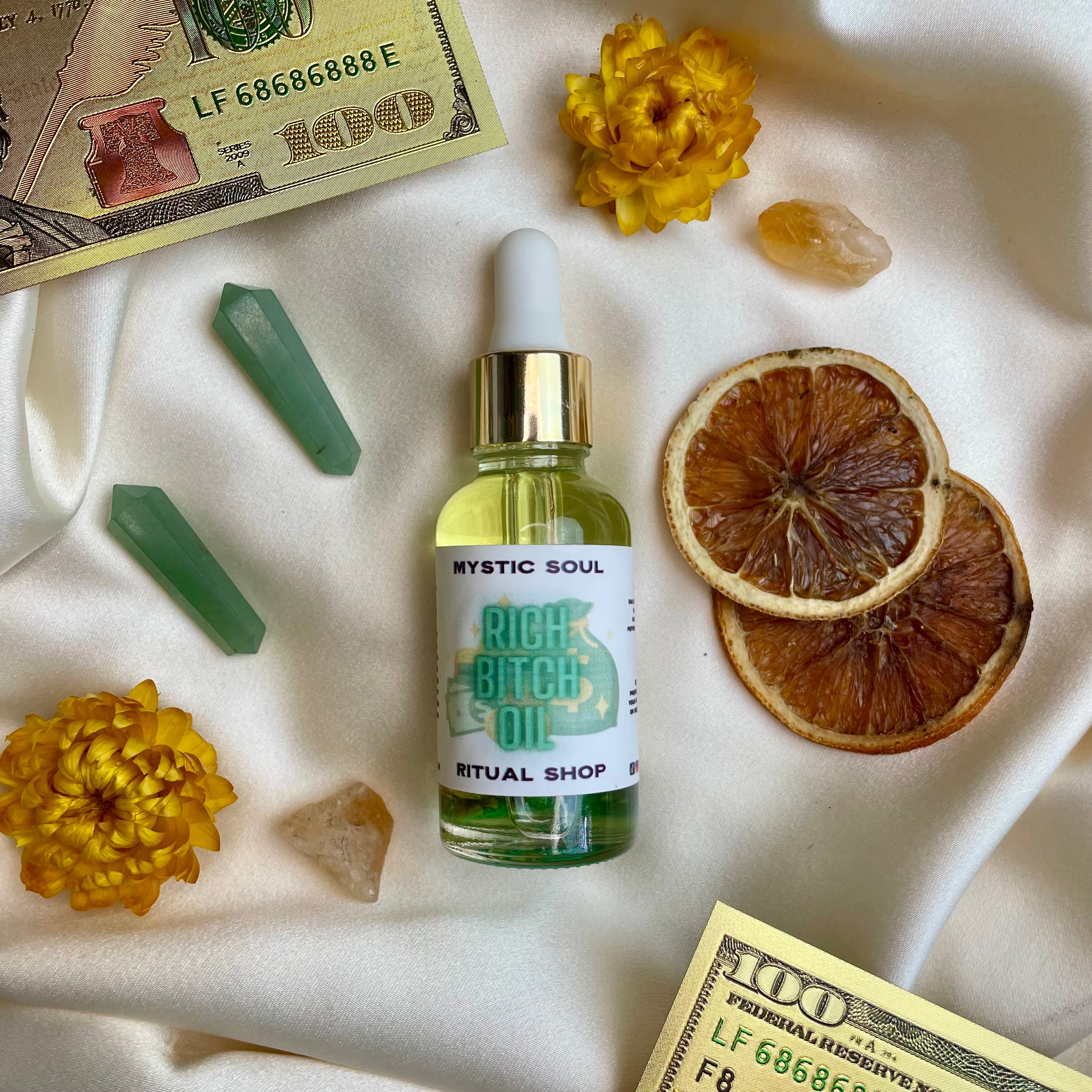 Rich Bitch Oil | Ritual Oil | Wiccan Center
