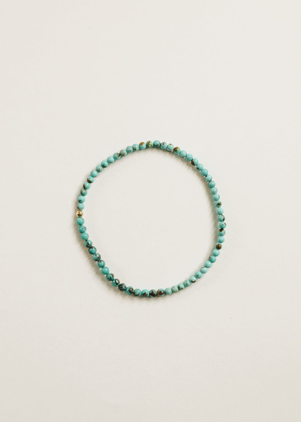 Natural Turquoise + 14k Gold Filled || Adult Anklet | Anklet | Wiccan Center