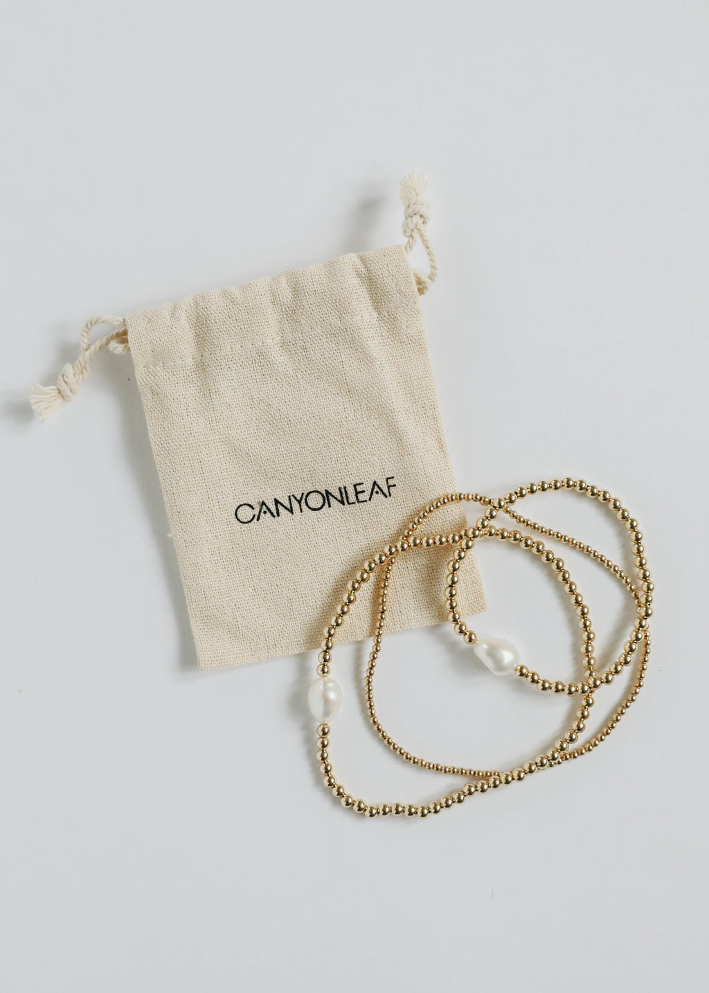 14K Gold Filled || Beaded Stretch Anklet | Anklet | Wiccan Center