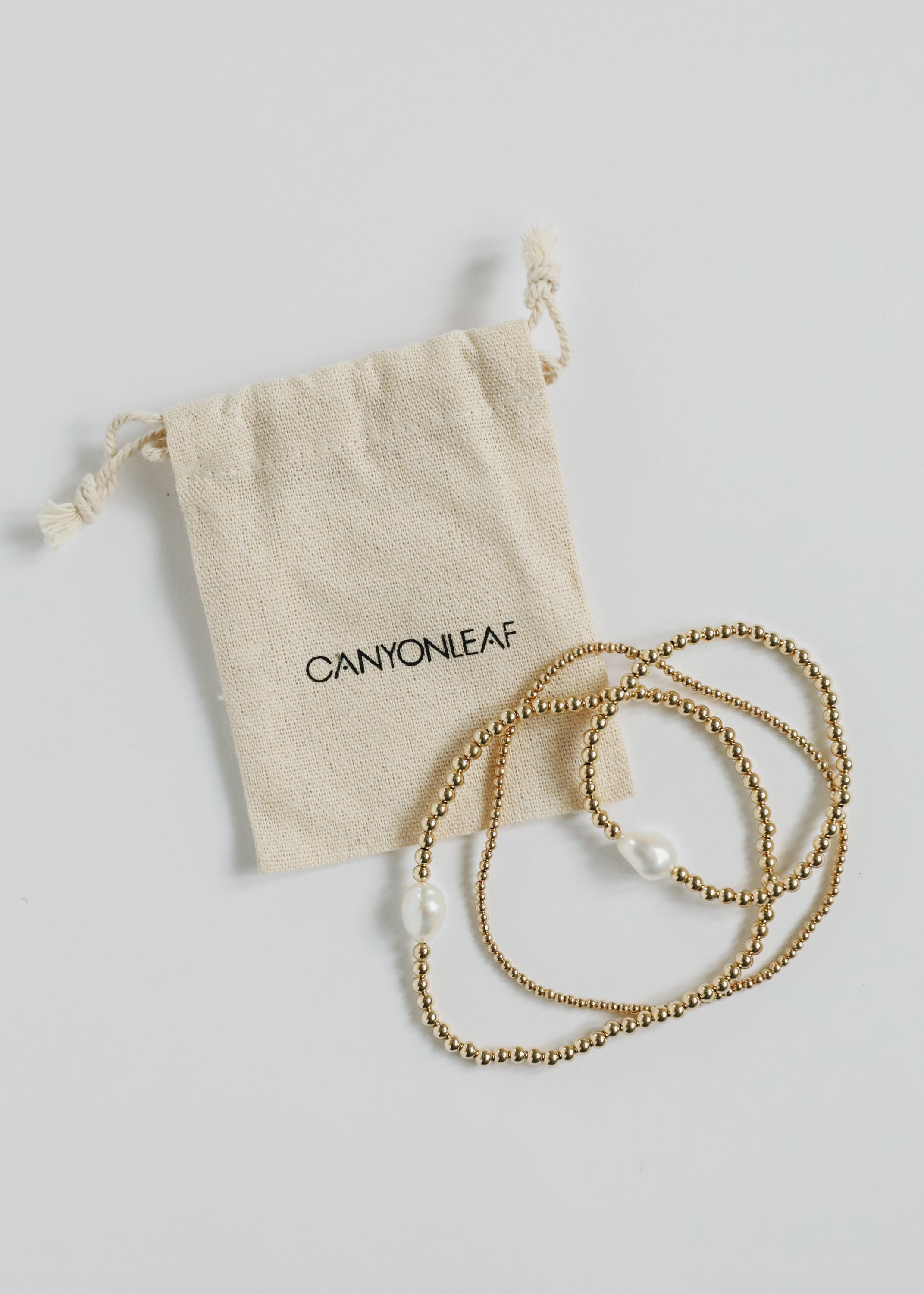 14K Gold Filled || Beaded Stretch Anklet | Anklet | Wiccan Center