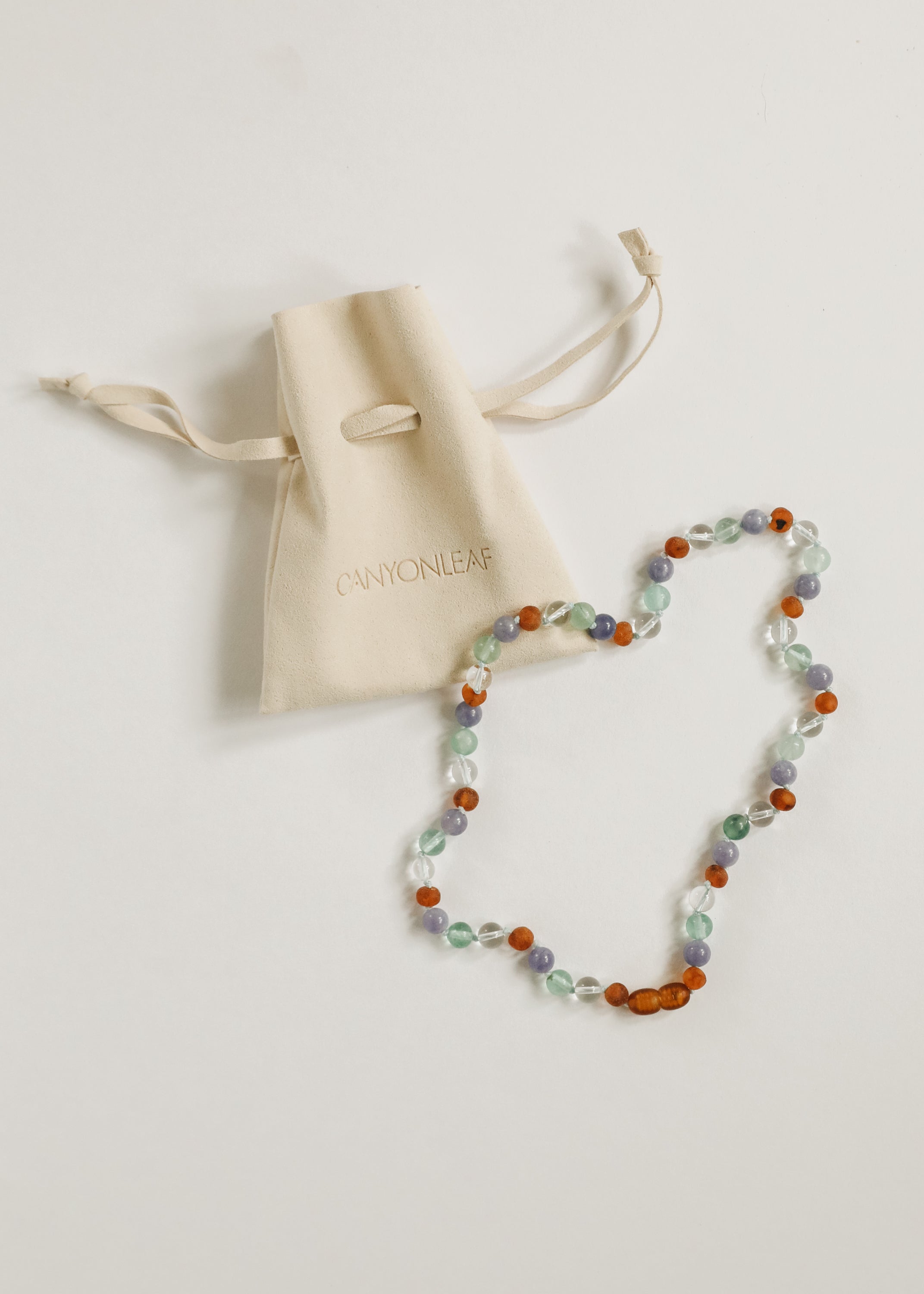 Baltic Sea Amber + Natural Gemstone || Beaded Necklace | Necklace | Wiccan Center