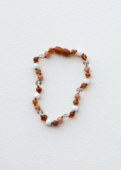 Baltic Sea Amber || Sunstone + Moonstone || Natural Gemstone Necklace | Necklace | Wiccan Center
