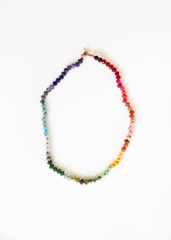 Natural Gemstone Necklace + 14k Gold Filled Toggle : Key West | Necklace | Wiccan Center