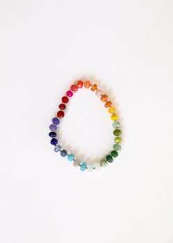 Natural Gemstone Bracelet + 14k Gold Filled Toggle : Key West | Bracelet | Wiccan Center