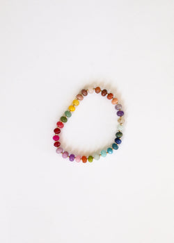 Natural Gemstone Bracelet + 14k Gold Filled Toggle : Gold Rush | Bracelet | Wiccan Center