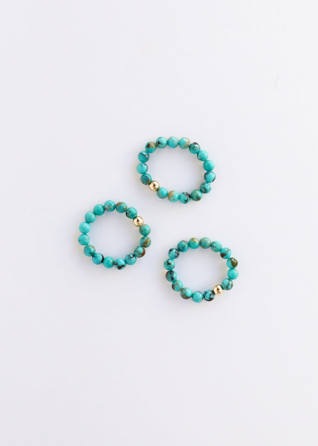 Natural Turquoise + 14k Gold Filled || Adult Ring | Ring | Wiccan Center