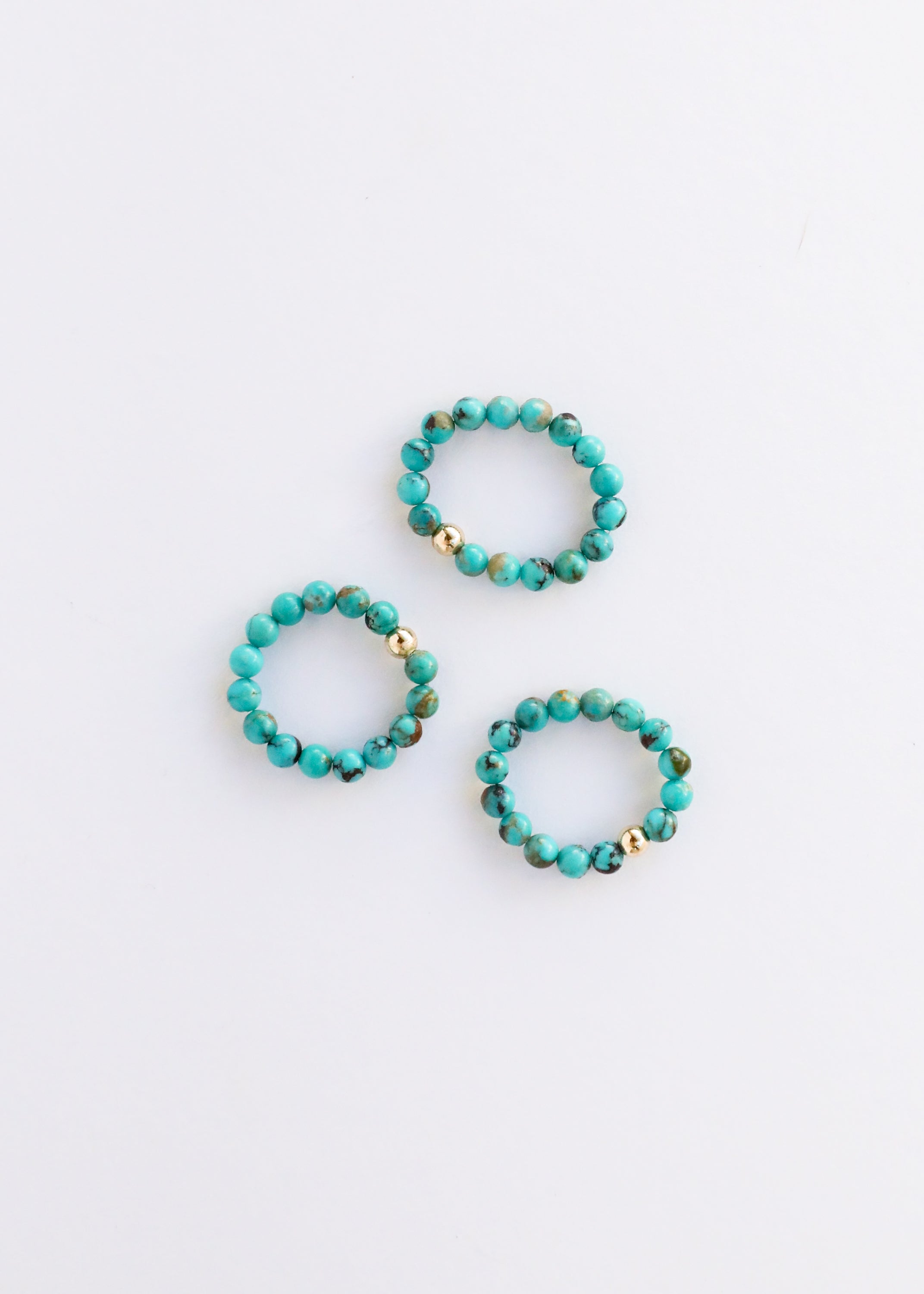 Natural Turquoise + 14k Gold Filled || Adult Ring | Ring | Wiccan Center