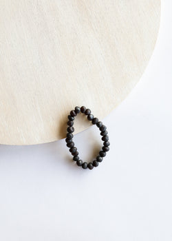 Raw Black Baltic Amber || Adult Bracelet | Bracelet | Wiccan Center