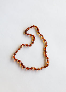 Polished Cognac Baltic Amber || Classic || Necklace | Necklace | Wiccan Center