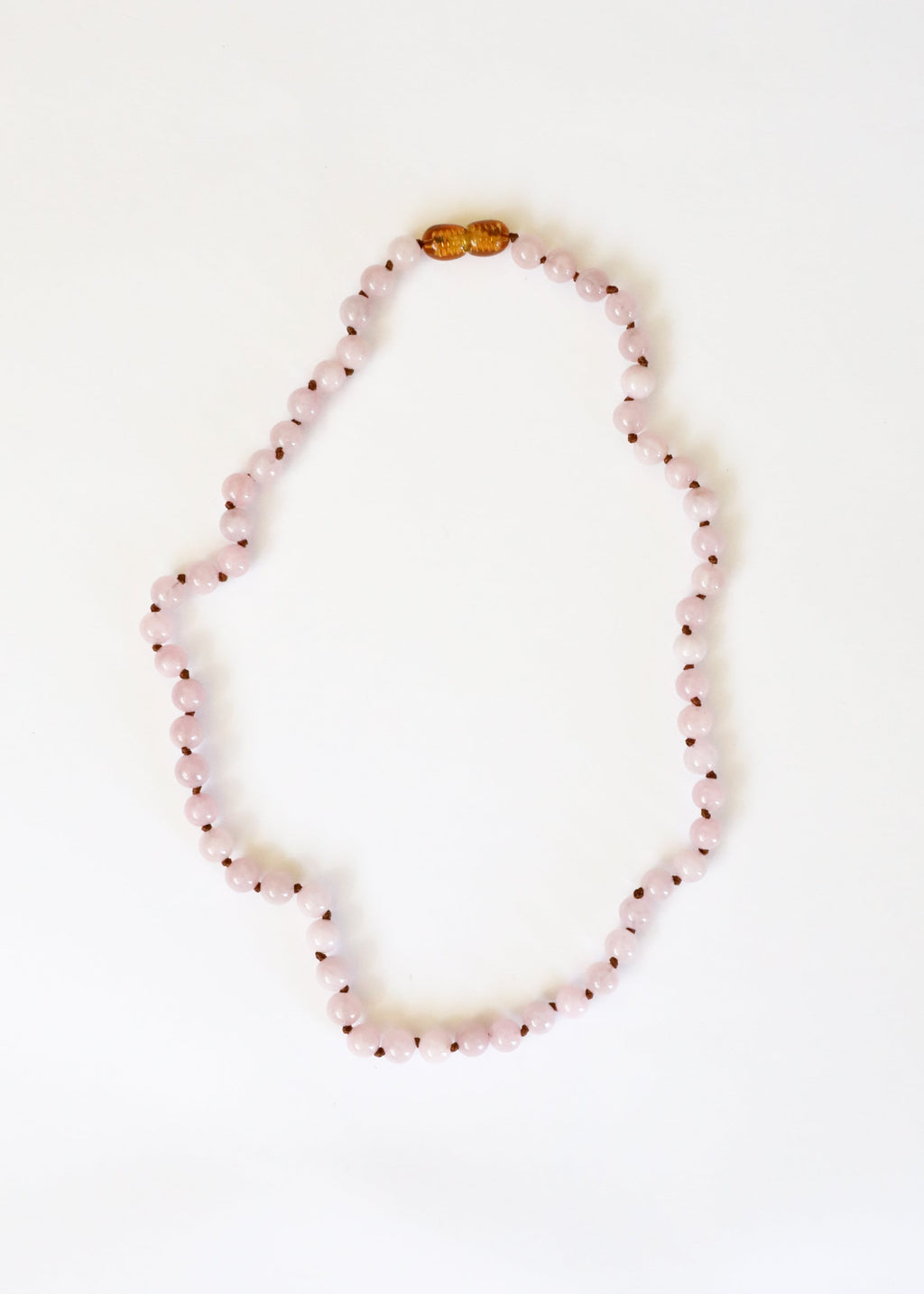 Pure Gemstone + Natural Rose Quartz || Beaded Necklace | Necklace | Wiccan Center