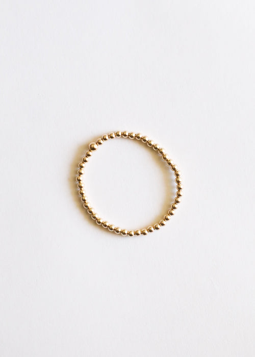14k Gold Filled || Beaded Stretch Bracelet or Anklet | Bracelet | Wiccan Center
