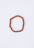 Raw Cognac Baltic Amber + Amethyst || Halo Necklace || | Necklace | Wiccan Center