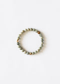 Silver Leaf Jasper + 14k Gold Filled || Adult Bracelet | Bracelet | Wiccan Center