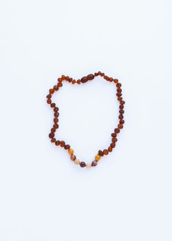 Raw Cognac Baltic Amber + Mookaite Jasper || Necklace | Necklace | Wiccan Center