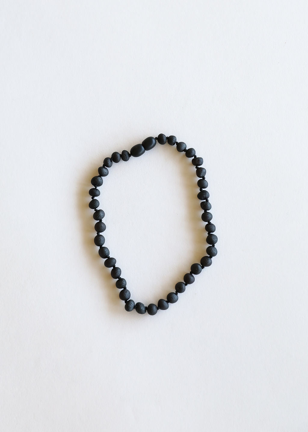 Raw Black Baltic Amber || Necklace