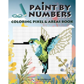 Paint By Numbers: Coloring Pixel & Areas Book - Paperback | Books | Wiccan Center