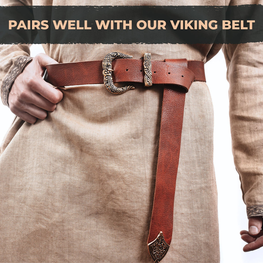 Linen Viking Tunic – Medieval Reenactment Shirt