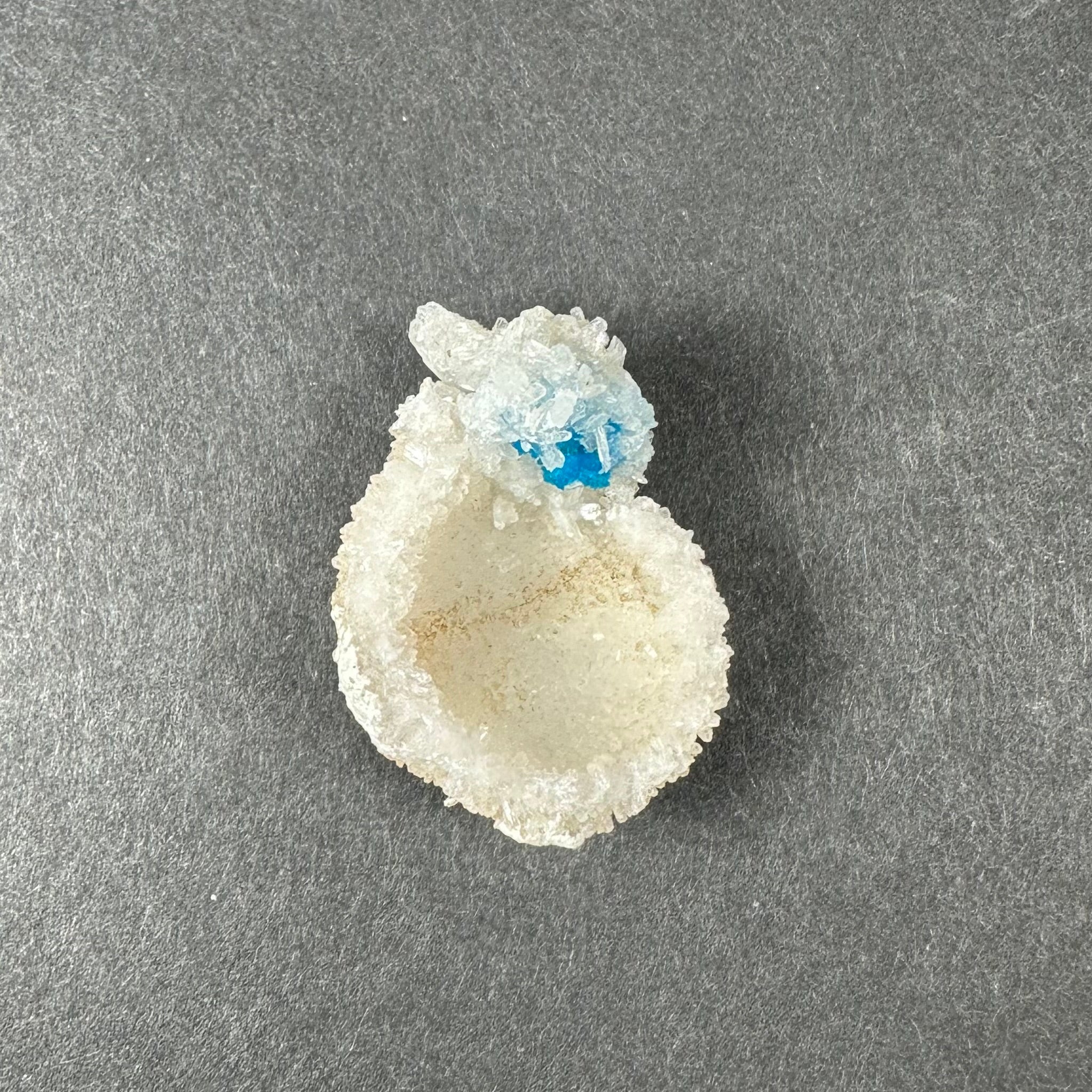 Cavansite Ball 'Floaters' on Stilbite SM from Maharashtra, Pune, India | Minerals | Wiccan Center