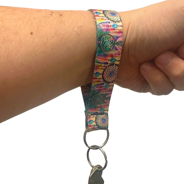 Dream Catcher Keychain Wrist Lanyard | Key Fob Classic | Wiccan Center