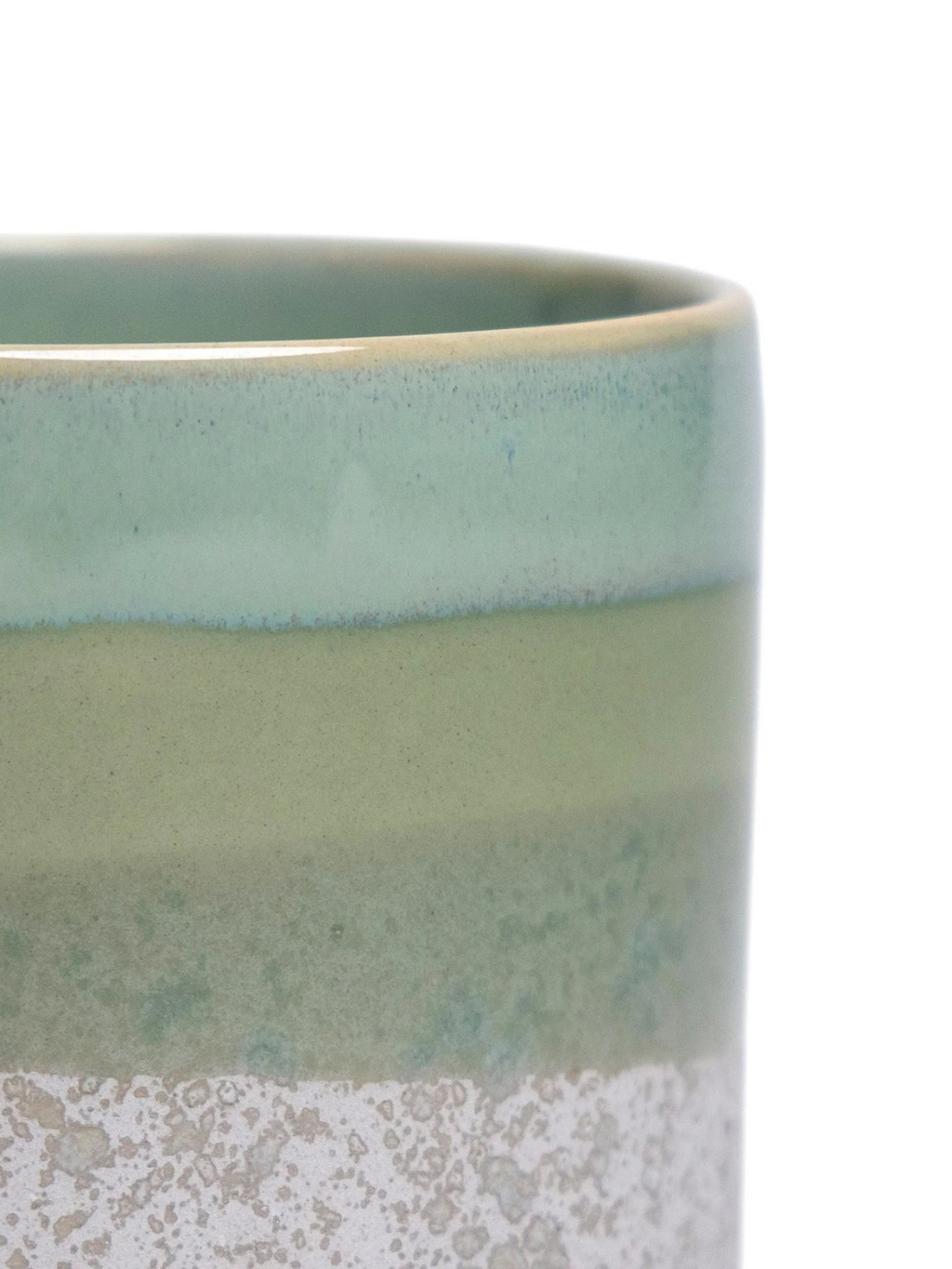 Cement Green Ceramic Plant Pot and Saucer | plant pot | Wiccan Center
