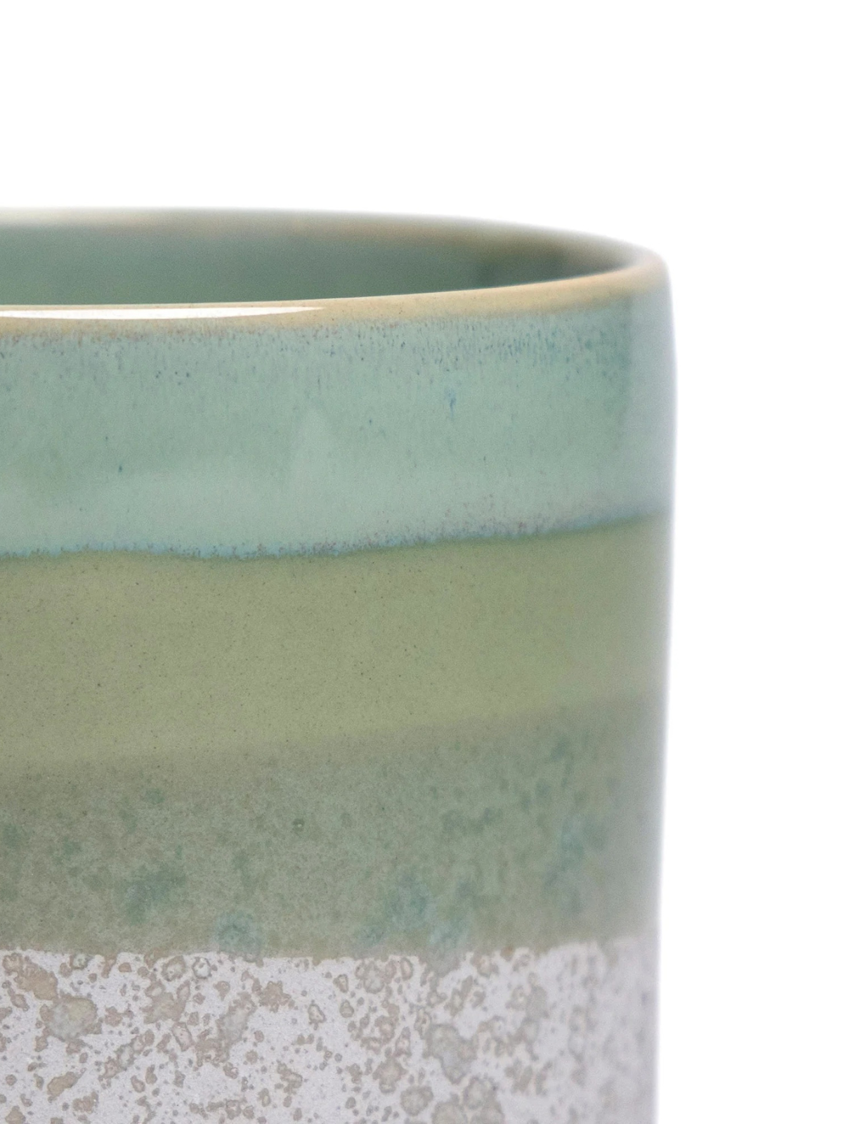 Cement Green Ceramic Plant Pot and Saucer | plant pot | Wiccan Center
