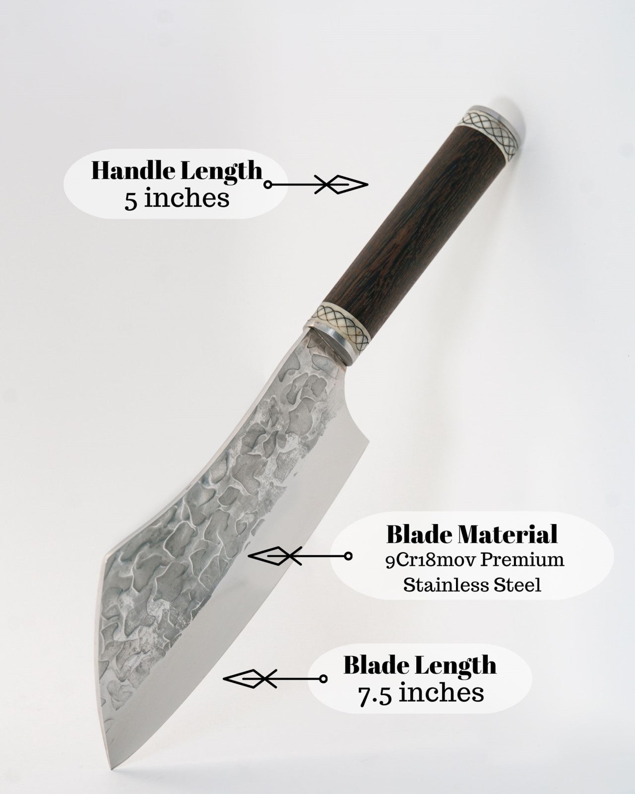 Viking Kitchen Knife – Cleaver Chef Hybrid | Knife | Wiccan Center
