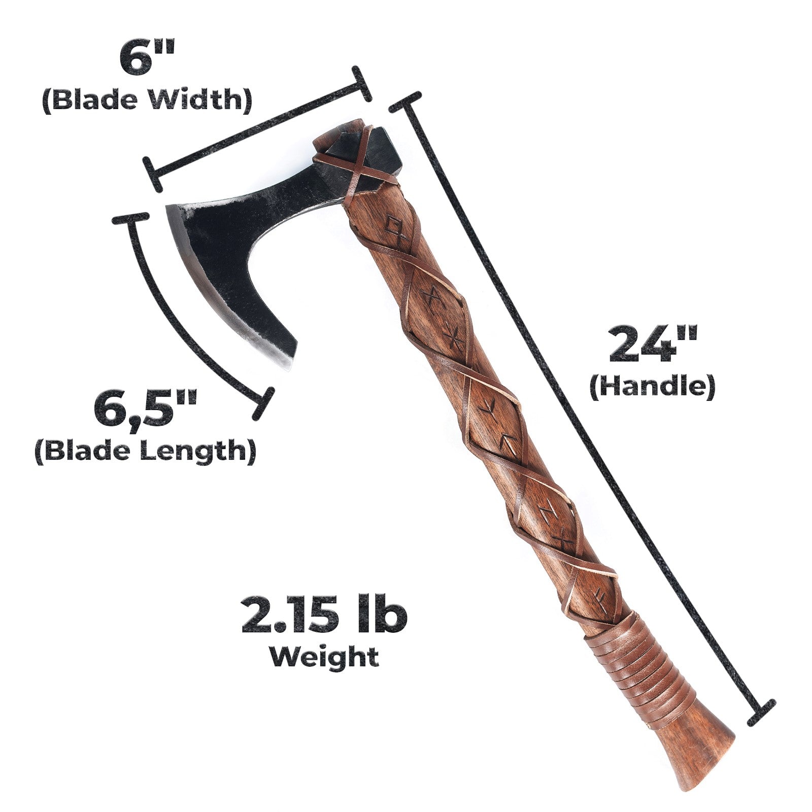 Viking Bearded Axe "Skeggox" – Runic Battle Axe | Armory | Wiccan Center