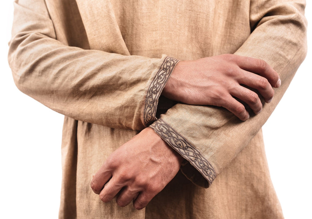 Linen Viking Tunic – Medieval Reenactment Shirt