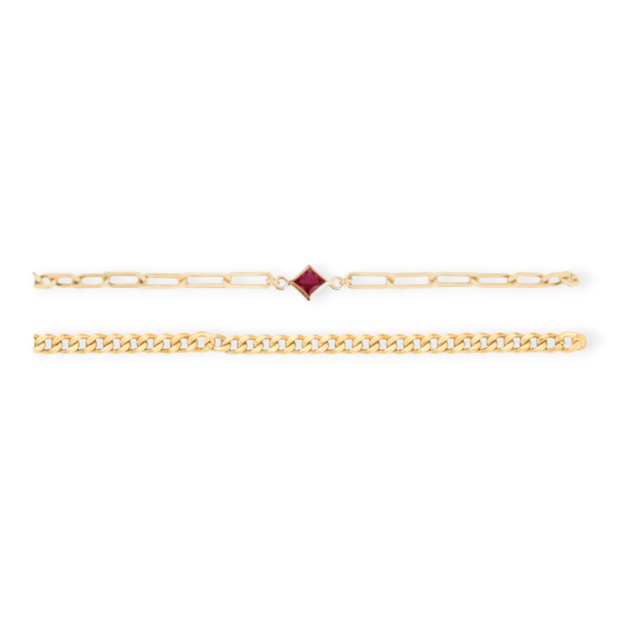 birthstone + gabi curb bracelet stack | | Wiccan Center