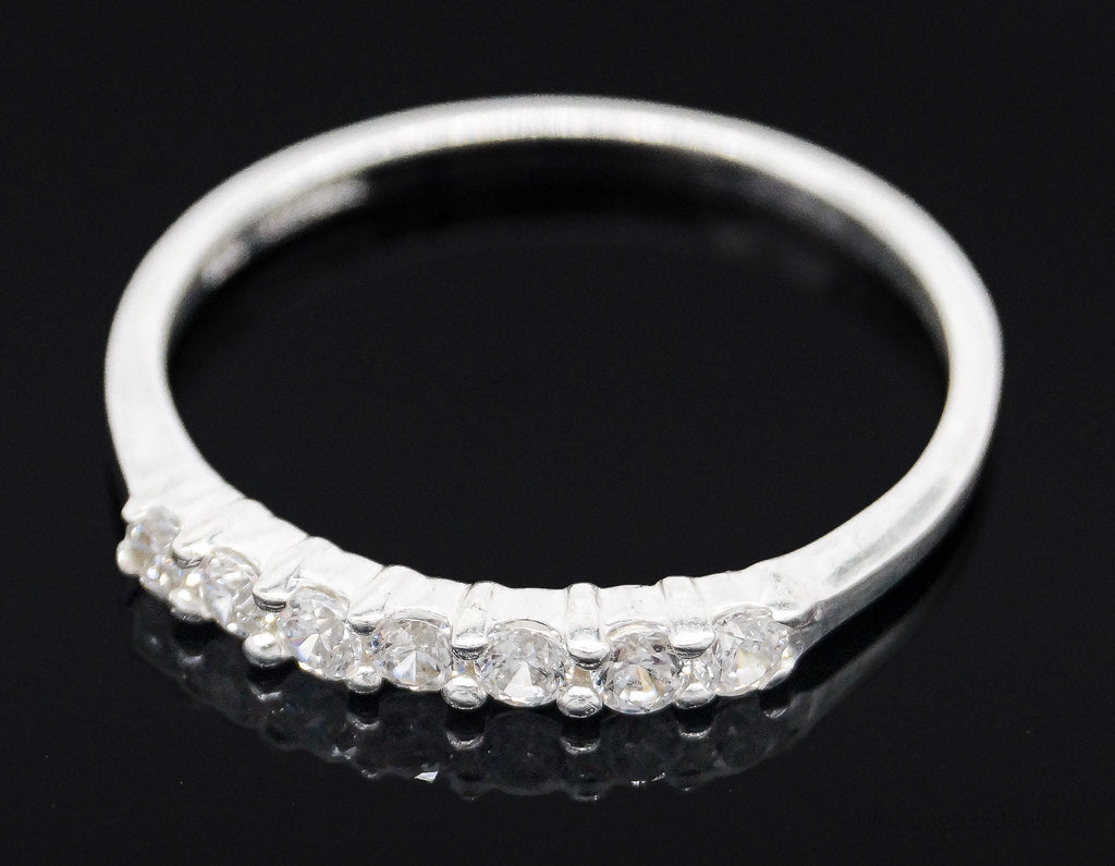 Vintage STE BEE Cubic Zirconia Sterling Silver Ring - Size 6 | Jewelry > Rings | Wiccan Center