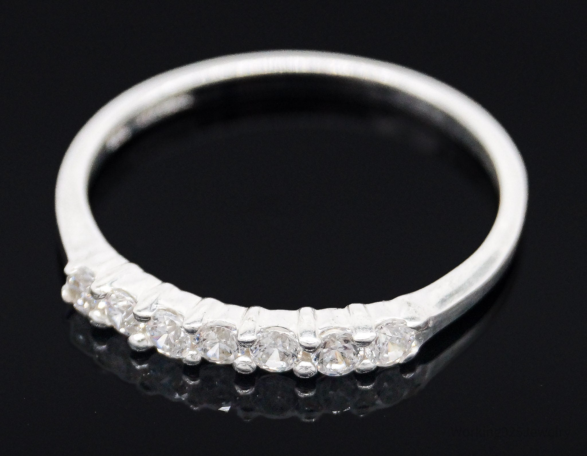 Vintage STE BEE Cubic Zirconia Sterling Silver Ring - Size 6 | Jewelry > Rings | Wiccan Center