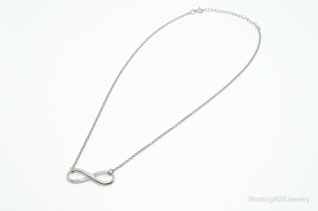 Vintage Infinity Symbol Sterling Silver Necklace | Jewelry > Necklaces > Pendants | Wiccan Center