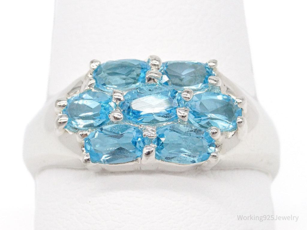 Vintage Blue Topaz Sterling Silver Ring - Size 10 | Jewelry > Rings | Wiccan Center