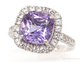 Vintage Amethyst Cubic Zirconia Sterling Silver Ring - Size 6.75 | Jewelry > Rings | Wiccan Center
