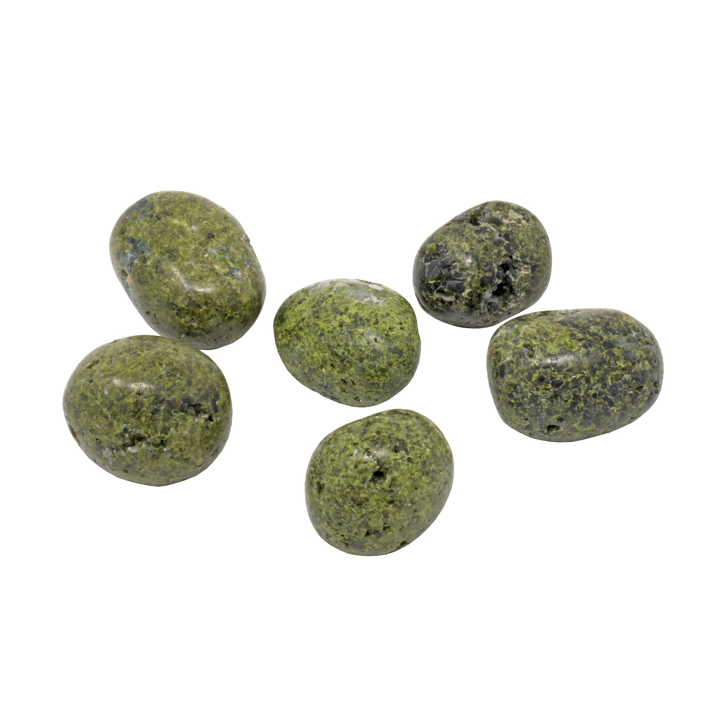 Tumbled Epidote (Singles) | Crystals & Minerals > Specimens | Wiccan Center