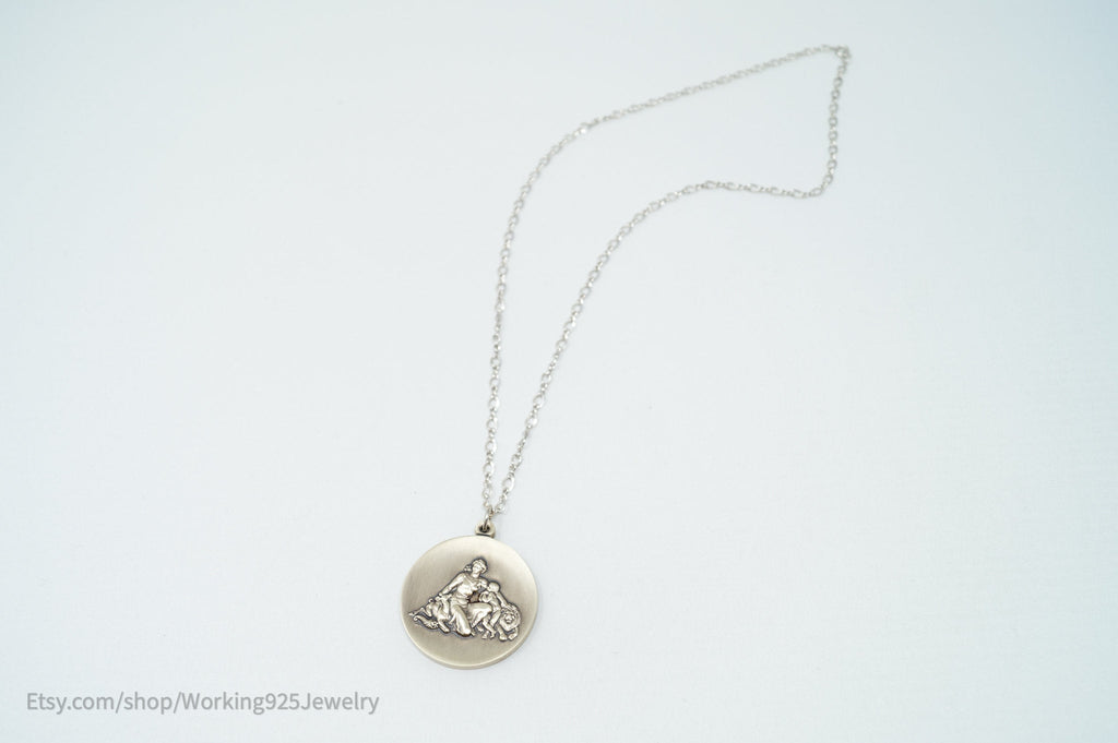 Vtg The Wittnauer Mint Mother O Mine Rudyard Kipling Sterling Silver Necklace | Jewelry > Necklaces | Wiccan Center