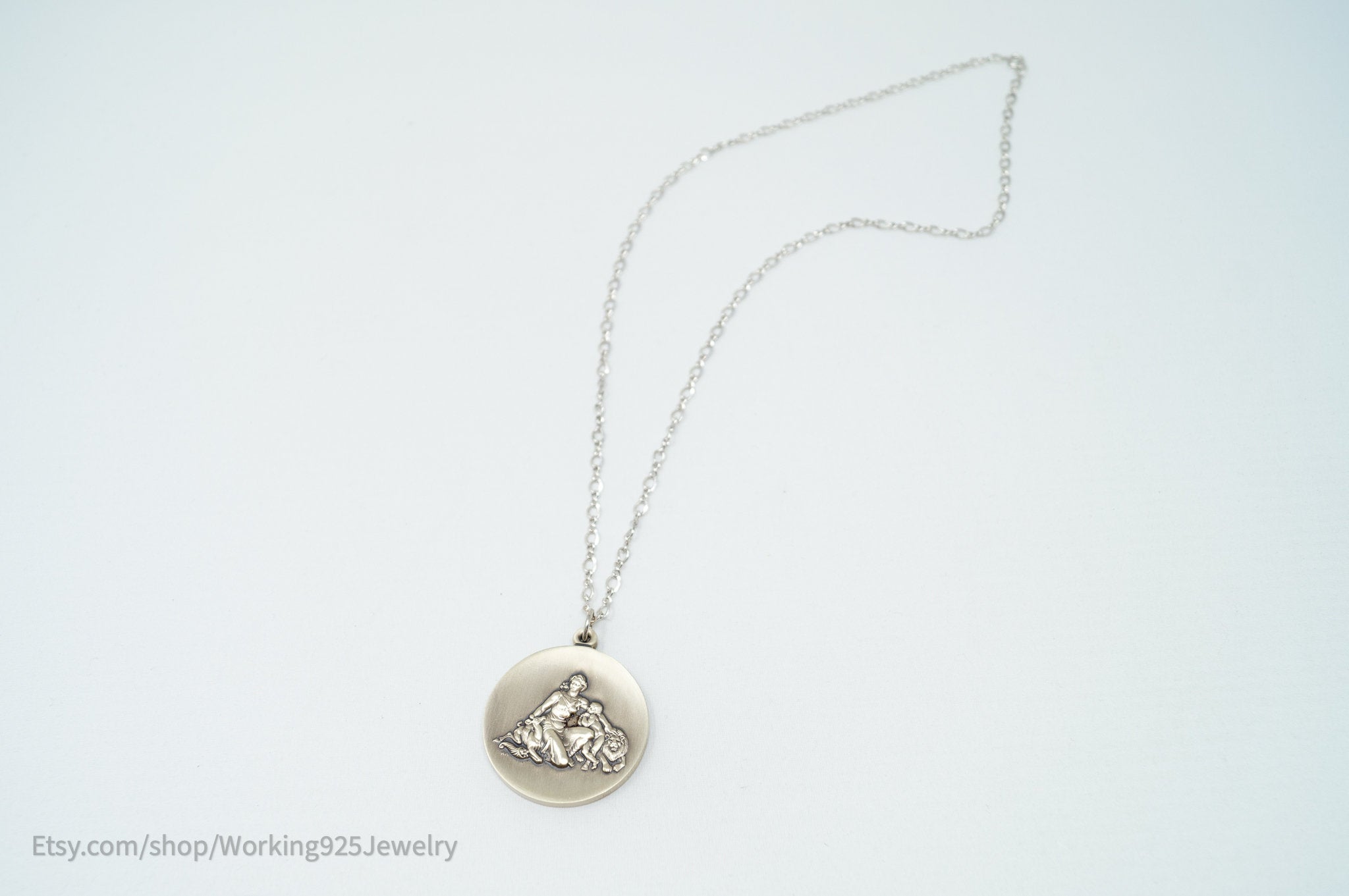 Vtg The Wittnauer Mint Mother O Mine Rudyard Kipling Sterling Silver Necklace | Jewelry > Necklaces | Wiccan Center