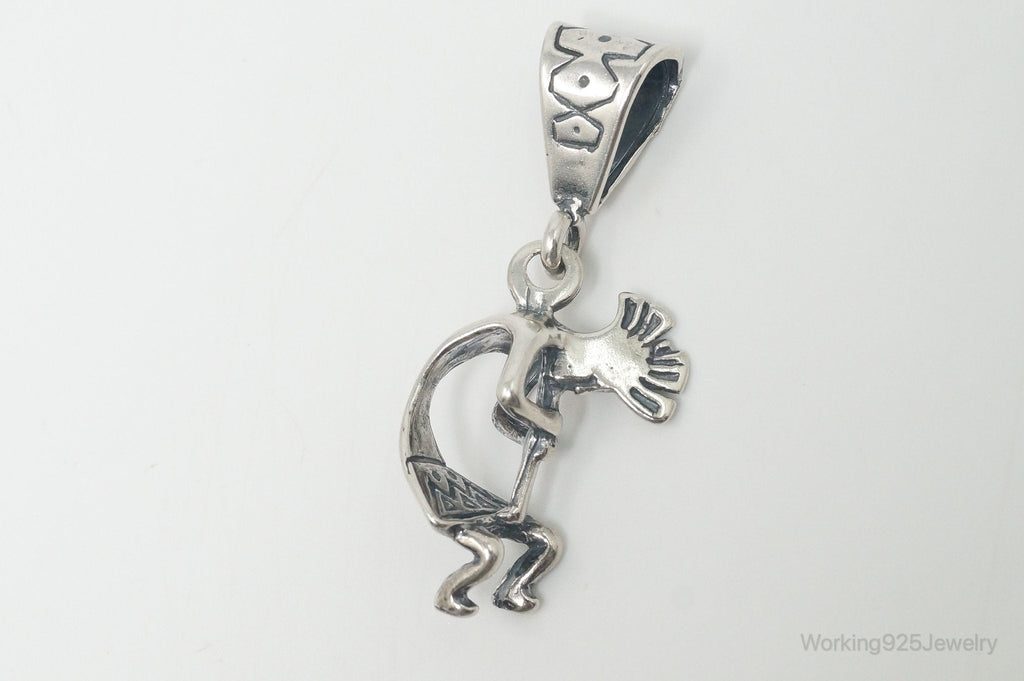 Vintage Native American Dancing Kokopelli Sterling Silver Pendant | Jewelry > Necklaces > Pendants | Wiccan Center