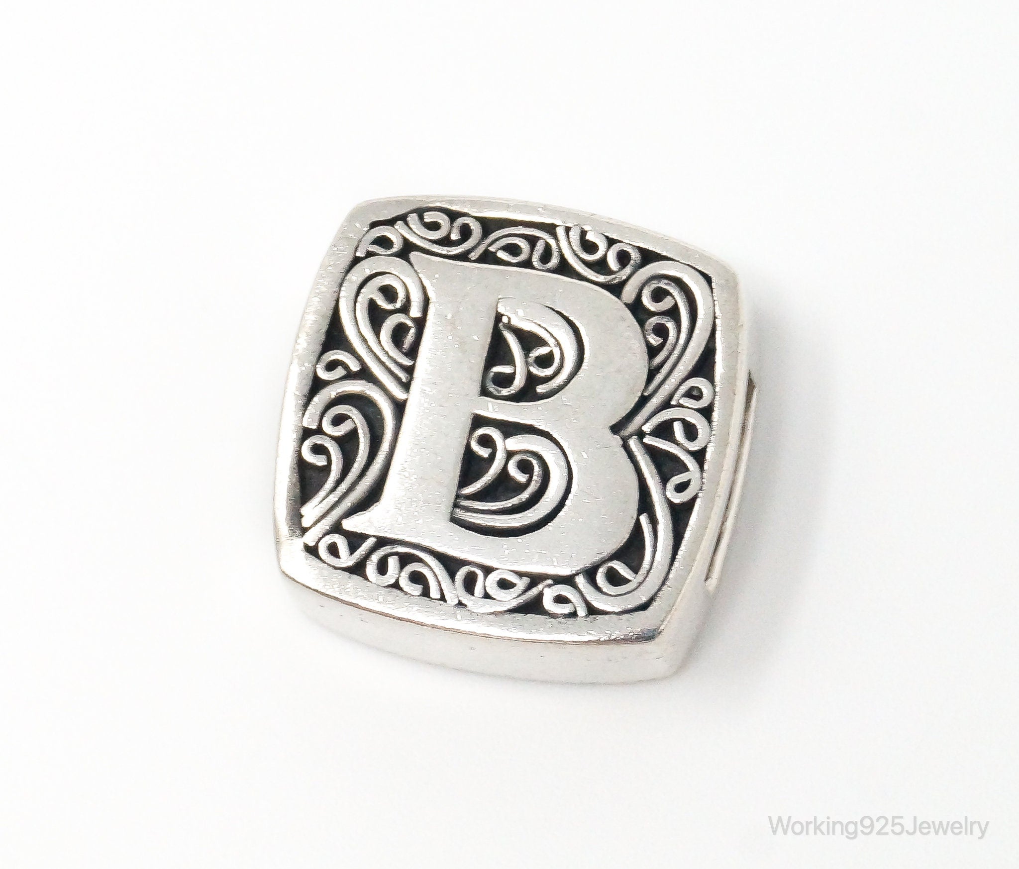 Designer Lori Bonn Initial B Necklace Pendant Charm Sterling Silver | Jewelry > Necklaces > Pendants | Wiccan Center
