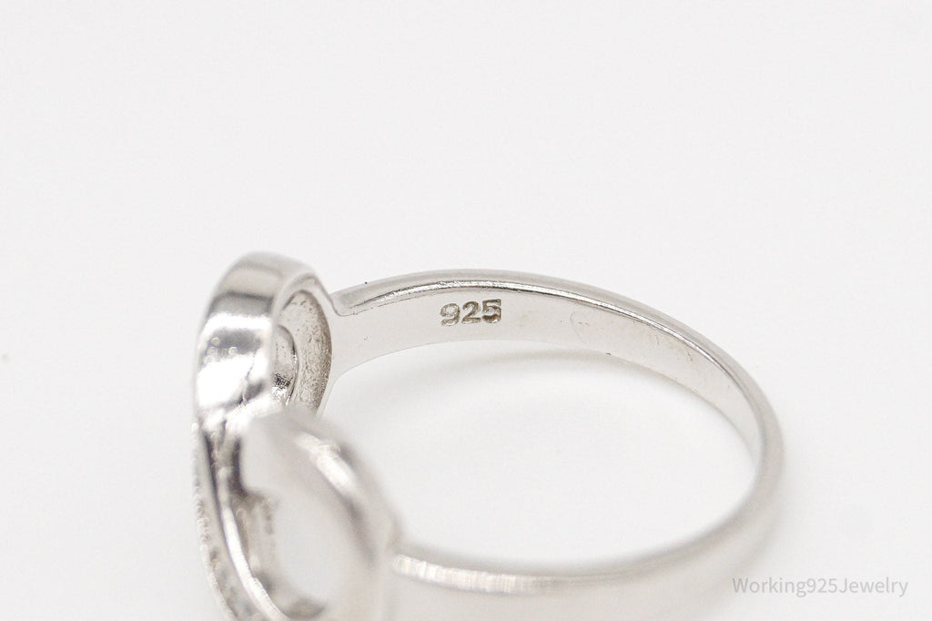 Vintage ESSE Cubic Zirconia Infinity Sterling Silver Ring - Size 5 | Jewelry > Rings | Wiccan Center
