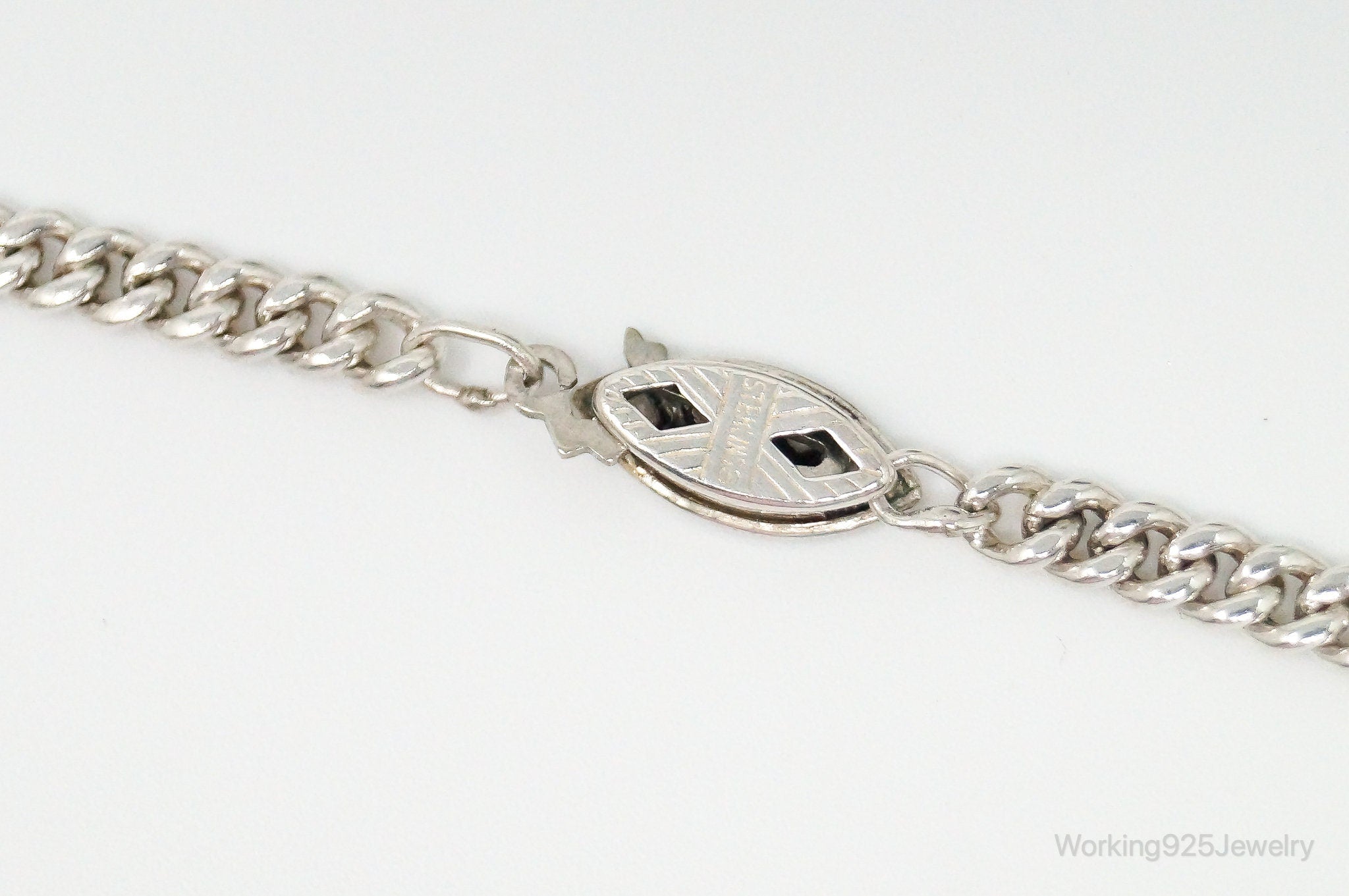Vintage Ladies Flowing Hair Modernist Sterling Silver Chain Necklace | Jewelry > Necklaces > Pendants | Wiccan Center